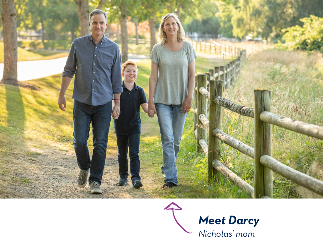 Meet Darcy, Nicholas's mom