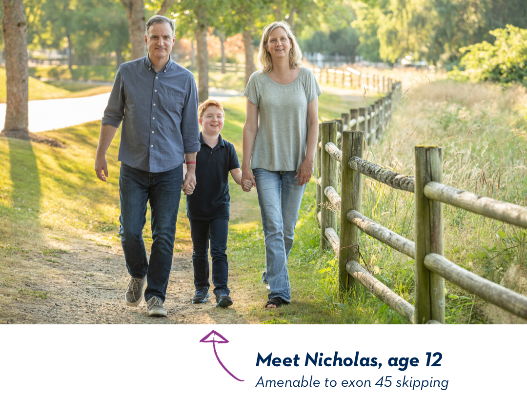 Nicholas, age 12 and his family
